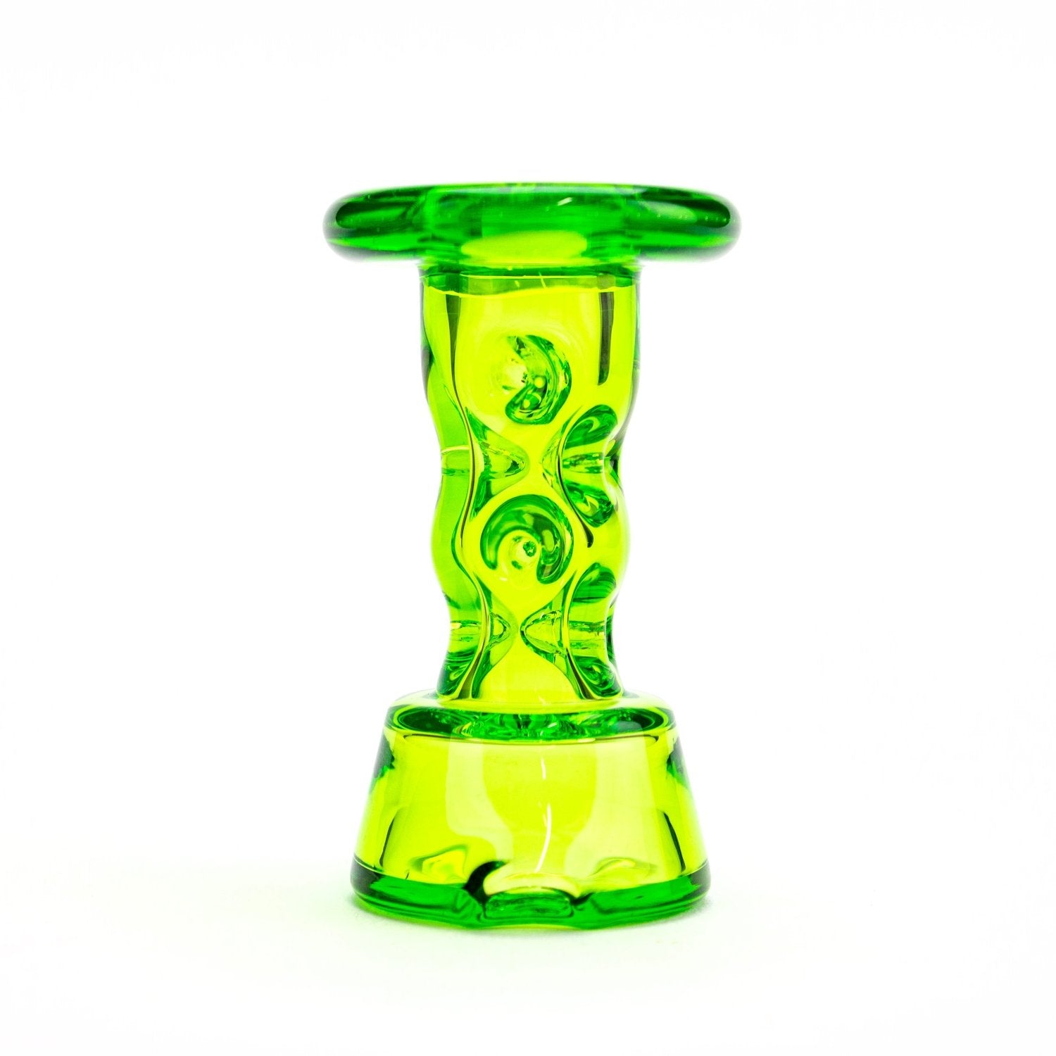 Durin Glass Green Cooling Tower Peak Dry Top DUR11 Vaporizer Attachments | Planet Caravan